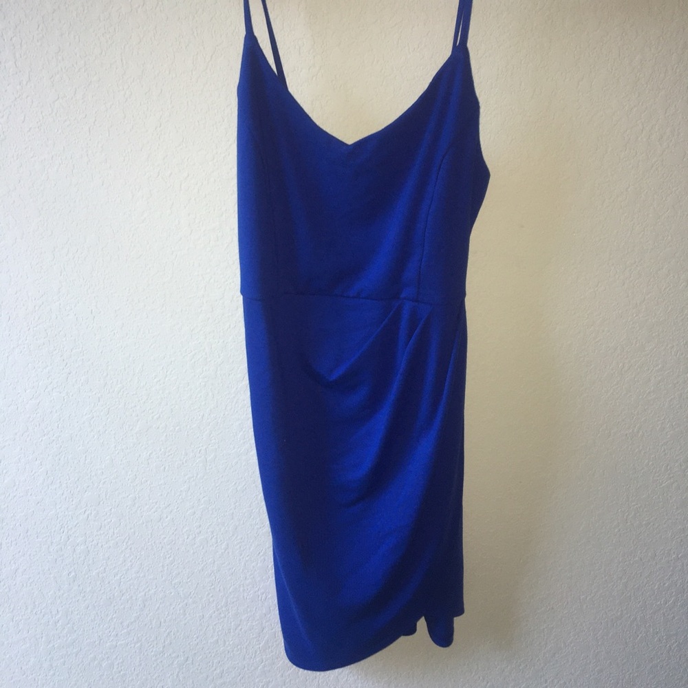 Royal blue dress